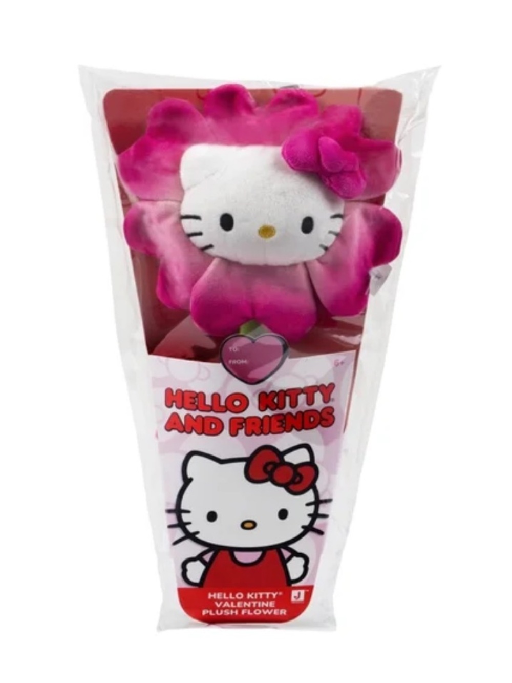 Hello Kitty & Friends ombré valentines, bendable flower 14”
